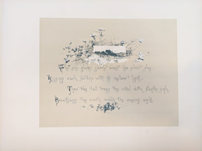 The Night Cometh | 1889 Illustrated Book