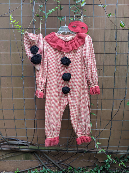 1920s-1930s Child's Clown Costume