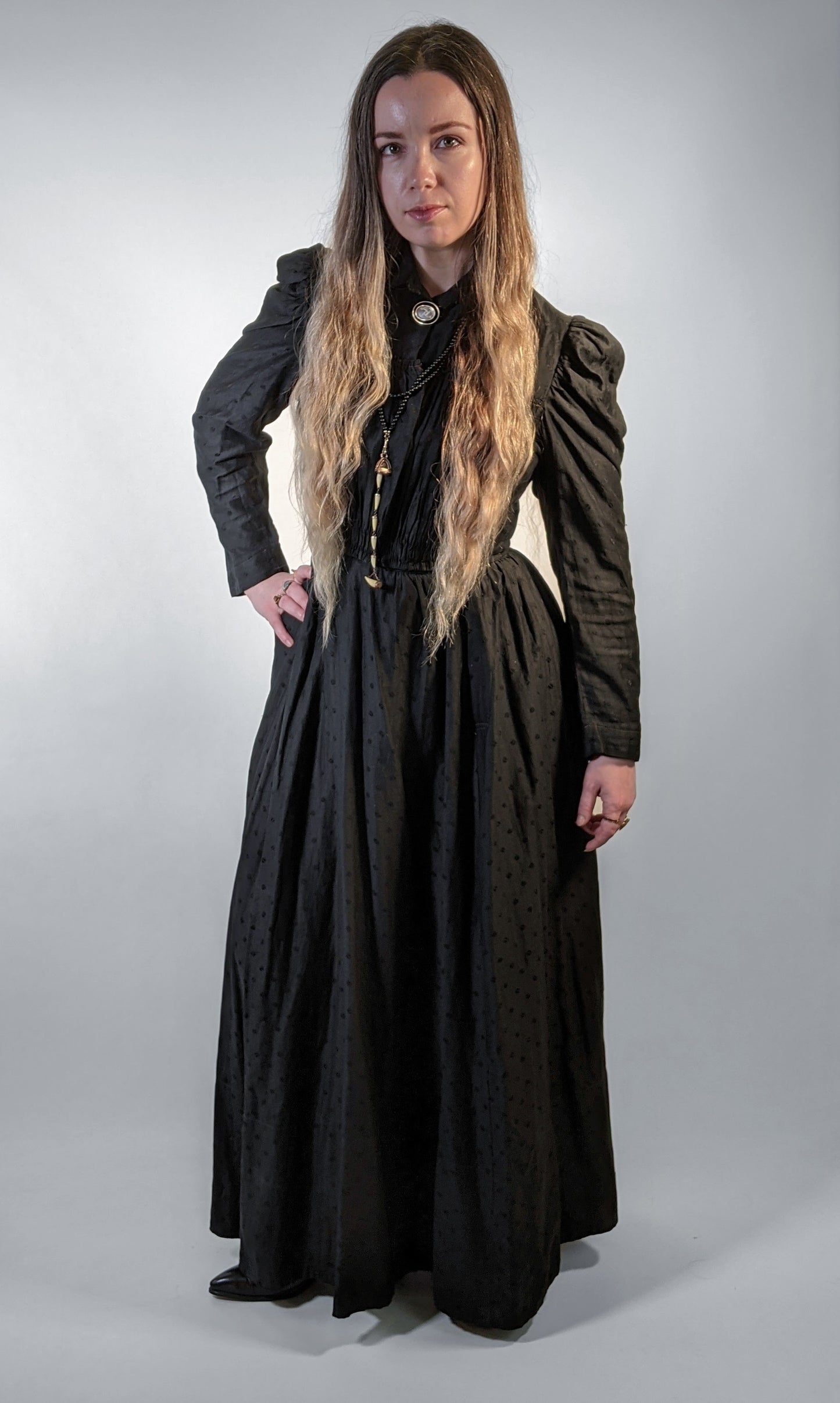 1890s Wrapper Dress