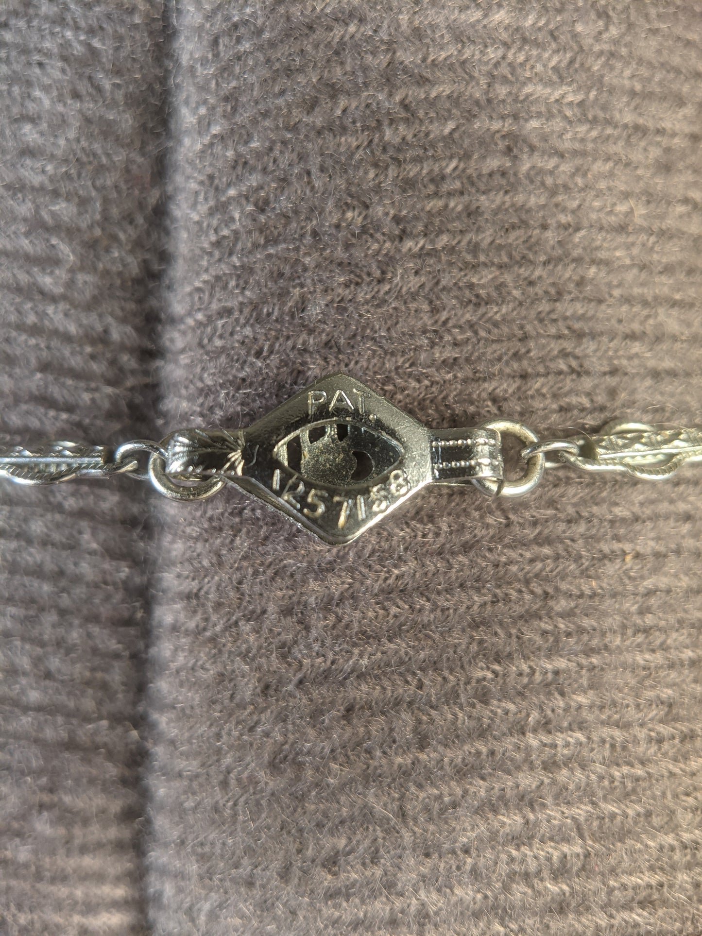 Art Deco Camphor Glass Necklace