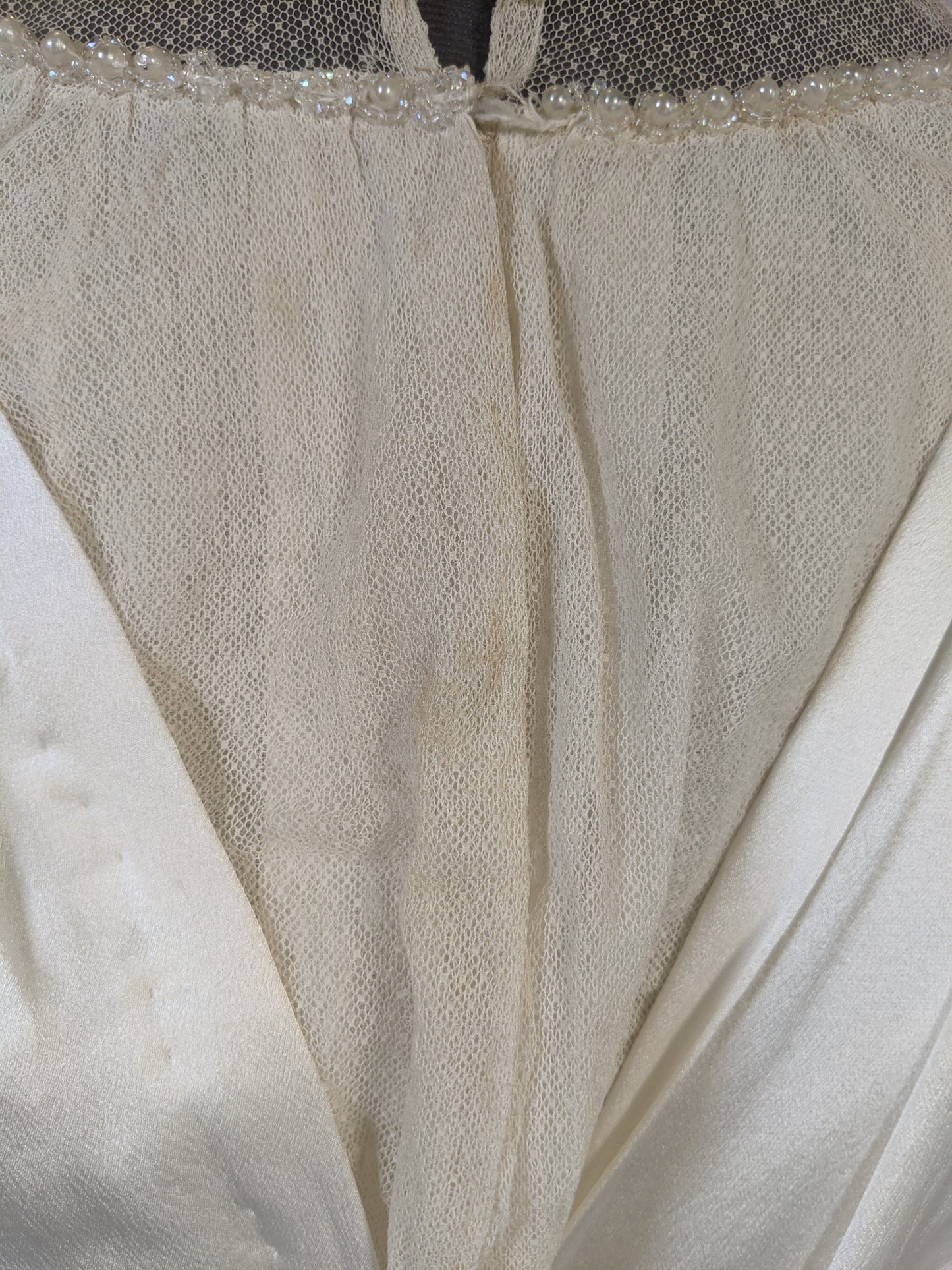 1910s Silk Lace Gown | Wedding Dress