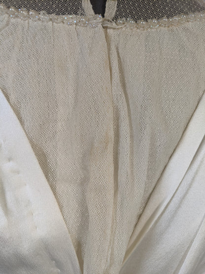 1910s Silk Lace Gown | Wedding Dress