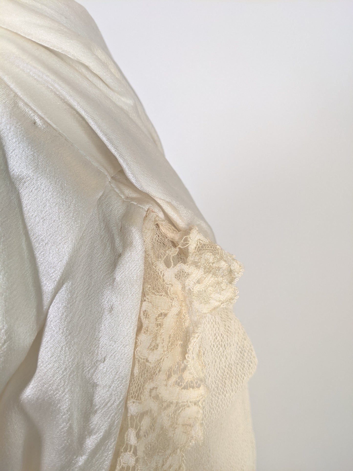 1910s Silk Lace Gown | Wedding Dress