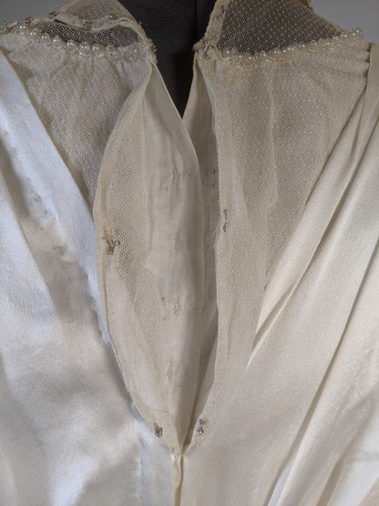 1910s Silk Lace Gown | Wedding Dress