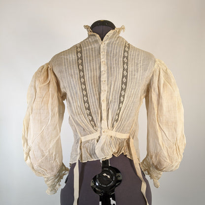 Edwardian White Lace Blouse | Study / Display