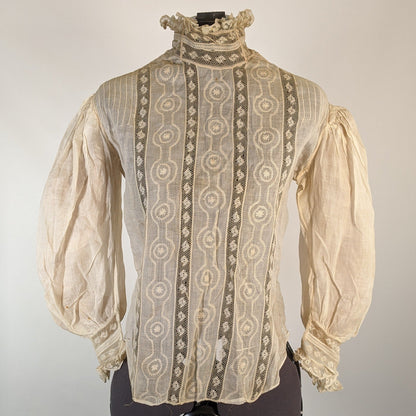 Edwardian White Lace Blouse | Study / Display