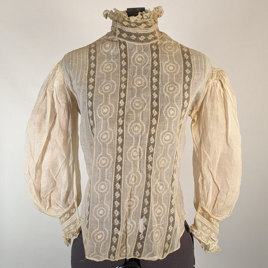 Edwardian White Lace Blouse | Study / Display