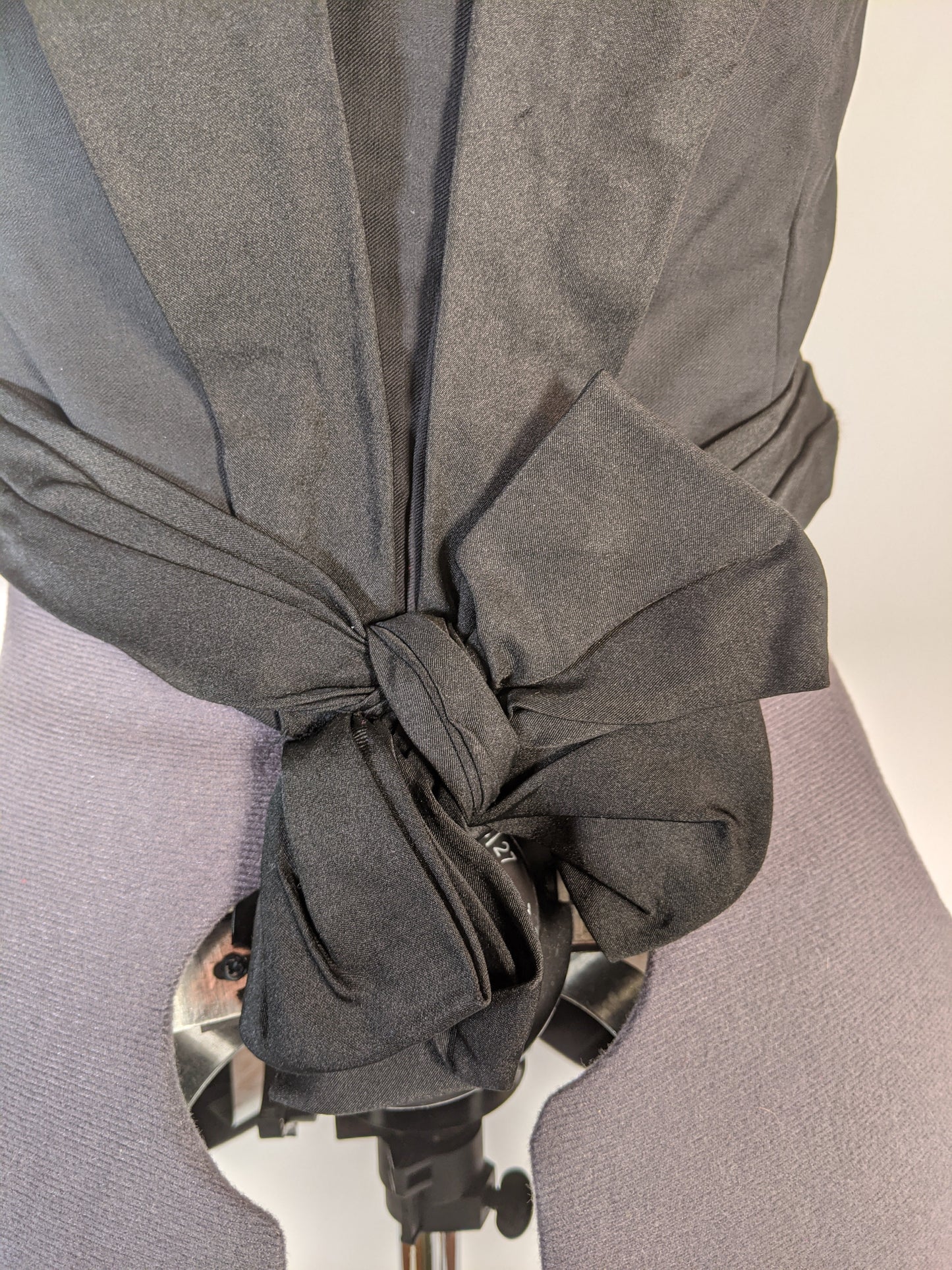 1900s Black Bodice | XS