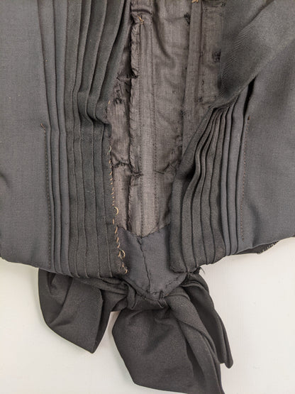 1900s Black Bodice | XS