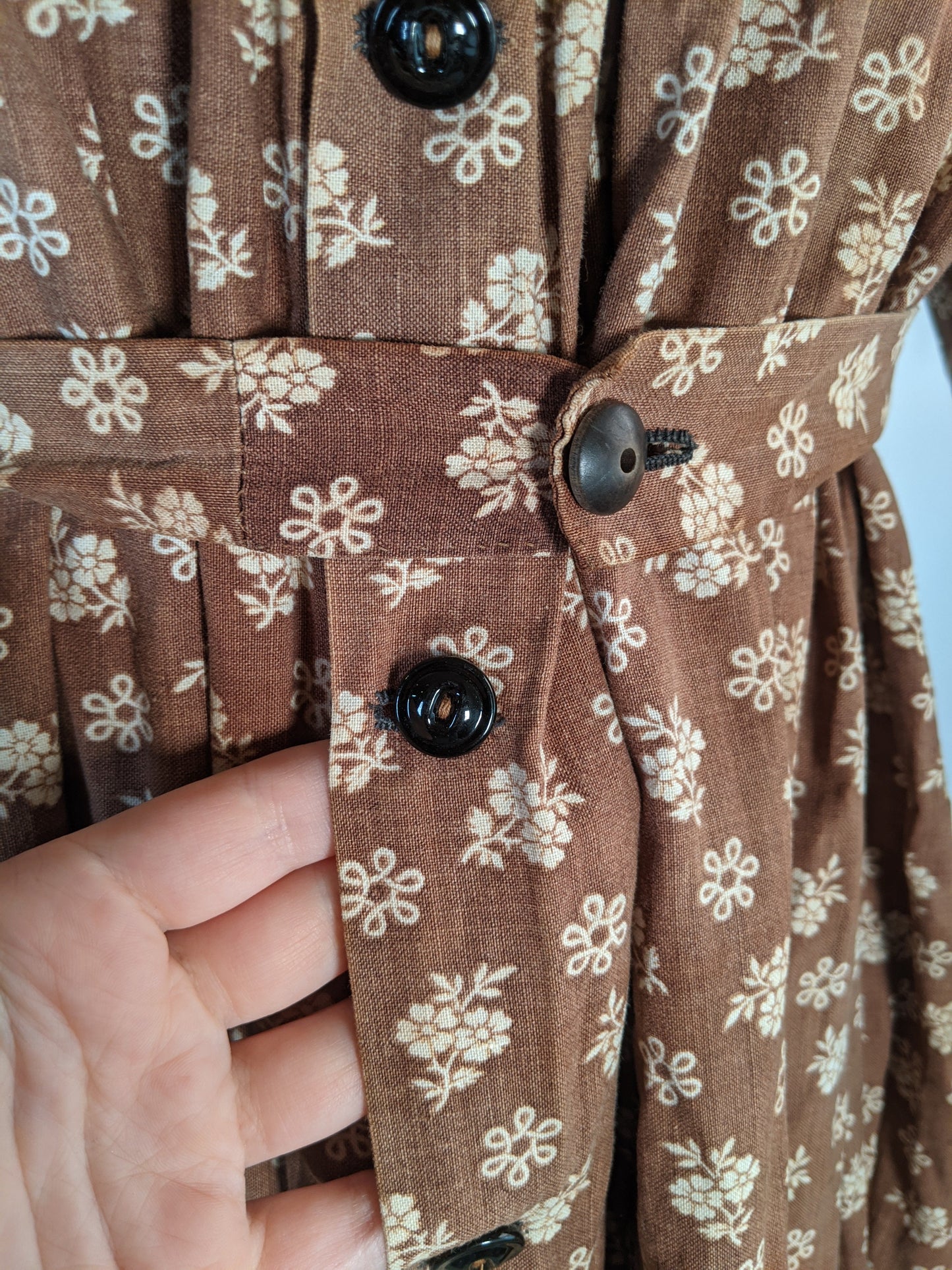 1880s Calico Wrapper