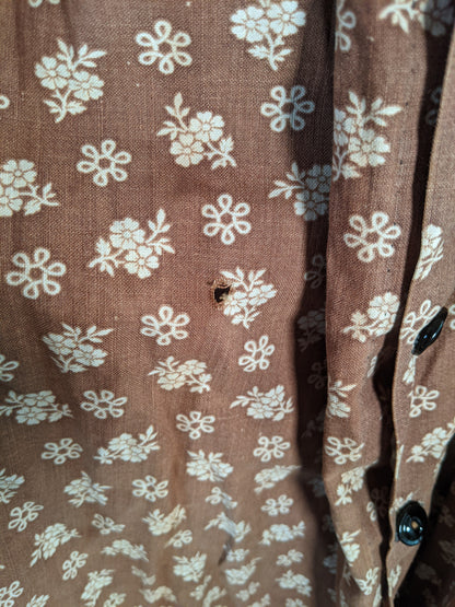 1880s Calico Wrapper