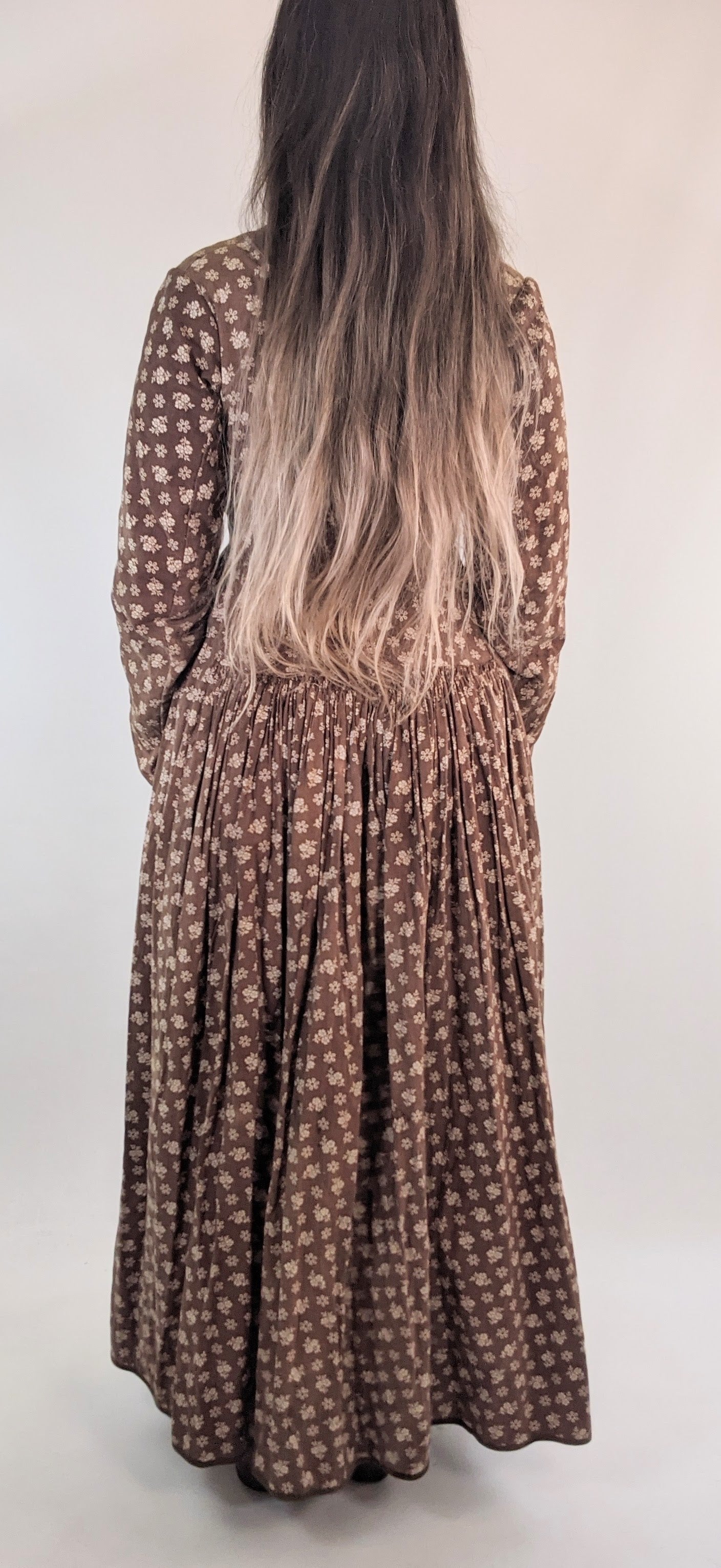 1880s Calico Wrapper
