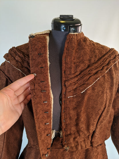 1850s-1860s Wool Dress
