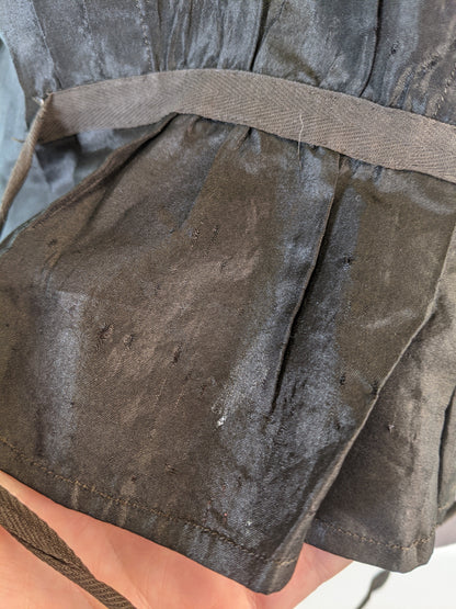 Edwardian Black Taffeta Shirtwaist