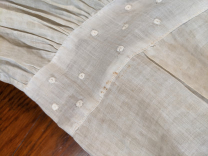 Edwardian Cotton + Lace Dress