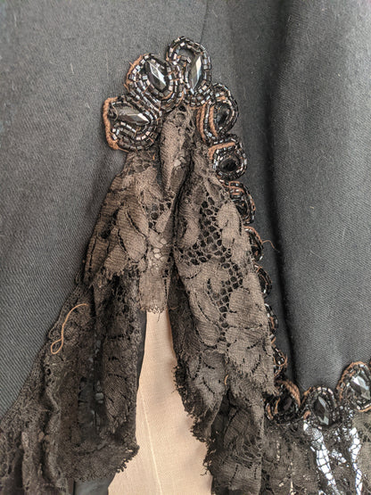 1880s Beaded Mantle