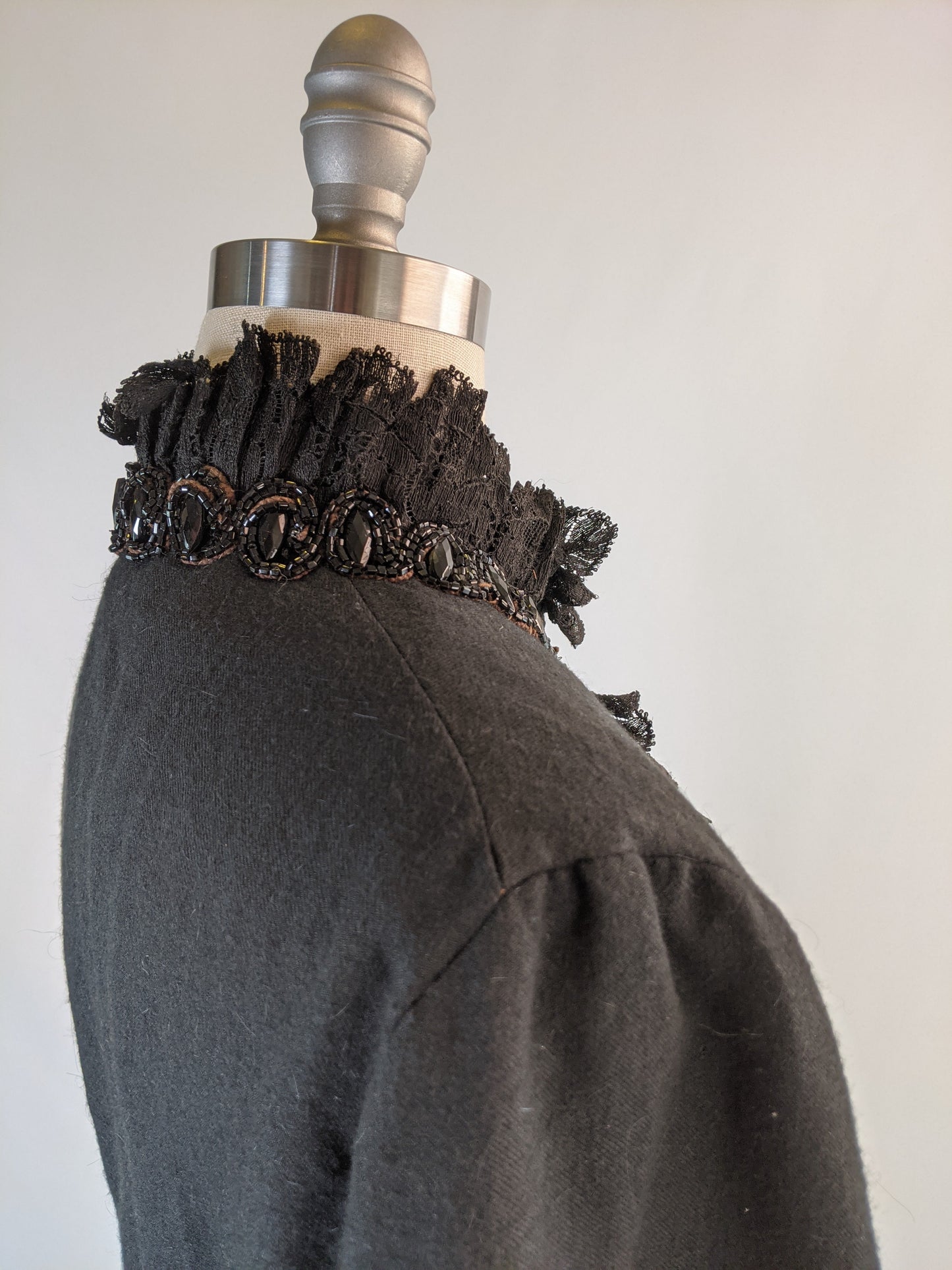 1880s Beaded Mantle