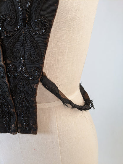 1880s Beaded Collar