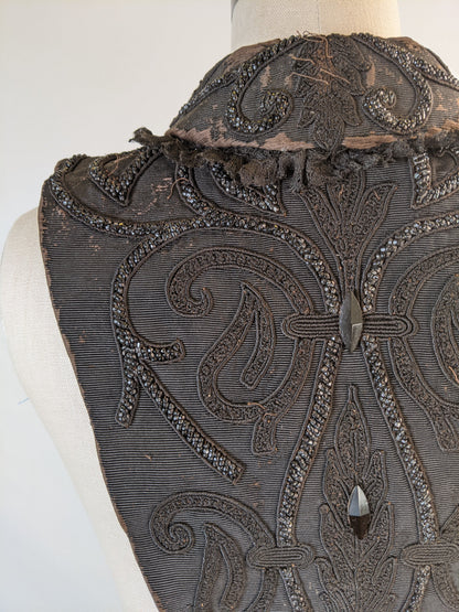 1880s Beaded Collar