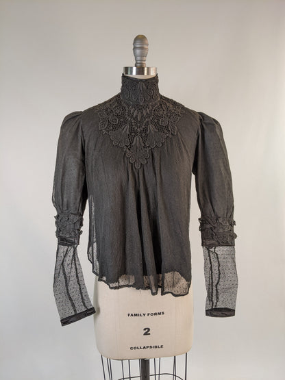 Edwardian Net Lace Shirtwaist