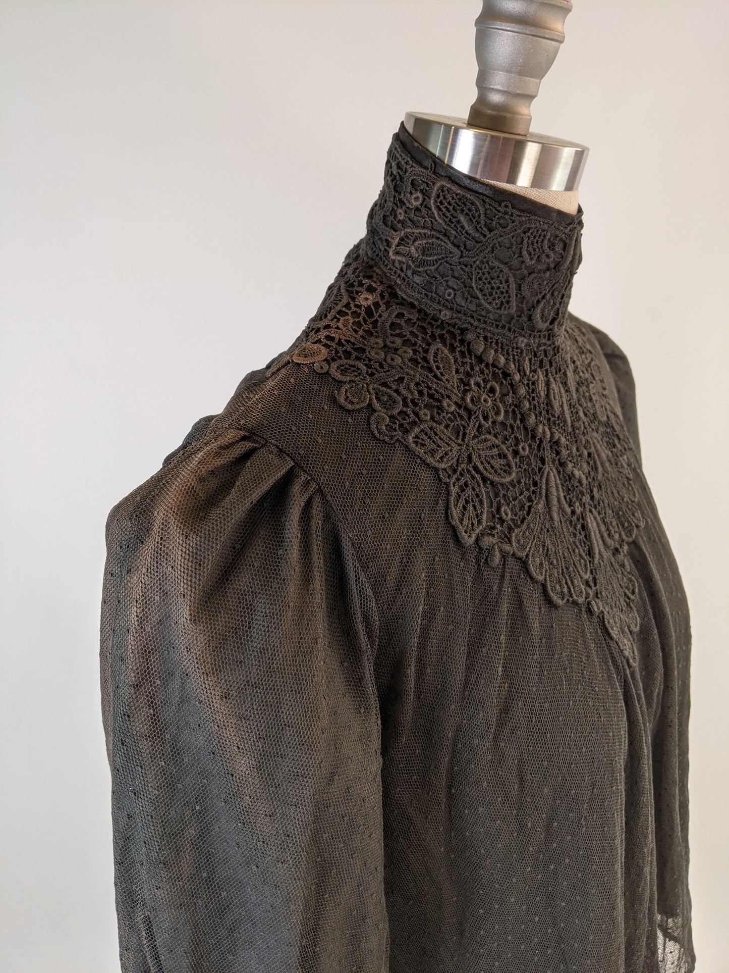 Edwardian Net Lace Shirtwaist
