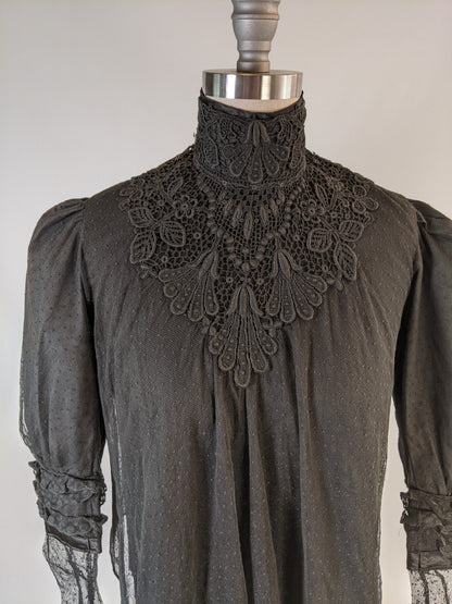 Edwardian Net Lace Shirtwaist