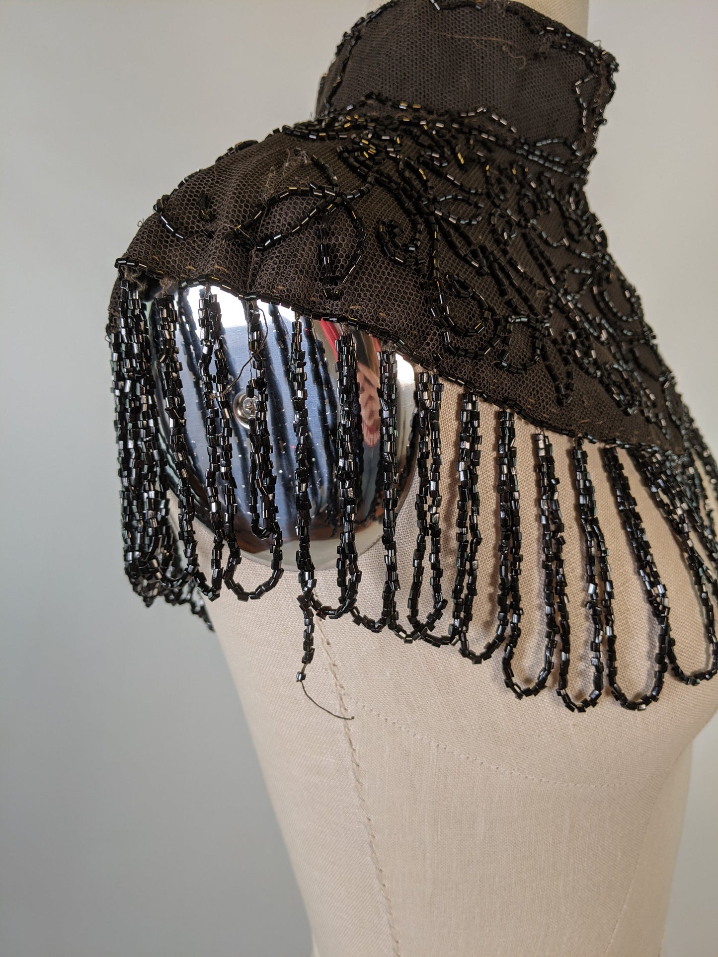 1890s Beaded Collar