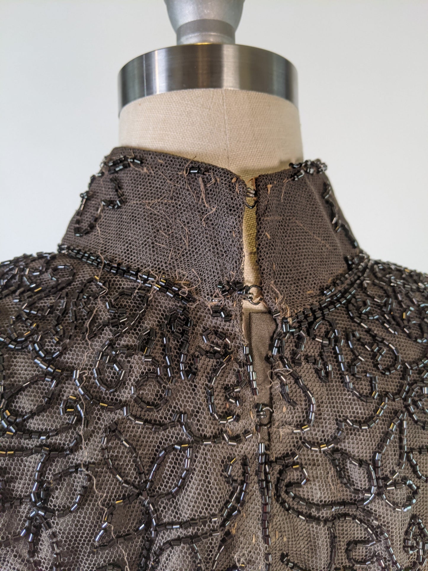 1890s Beaded Collar