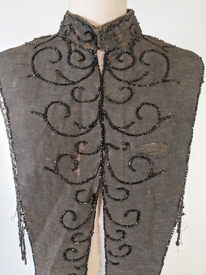 1880s Beaded Mantle