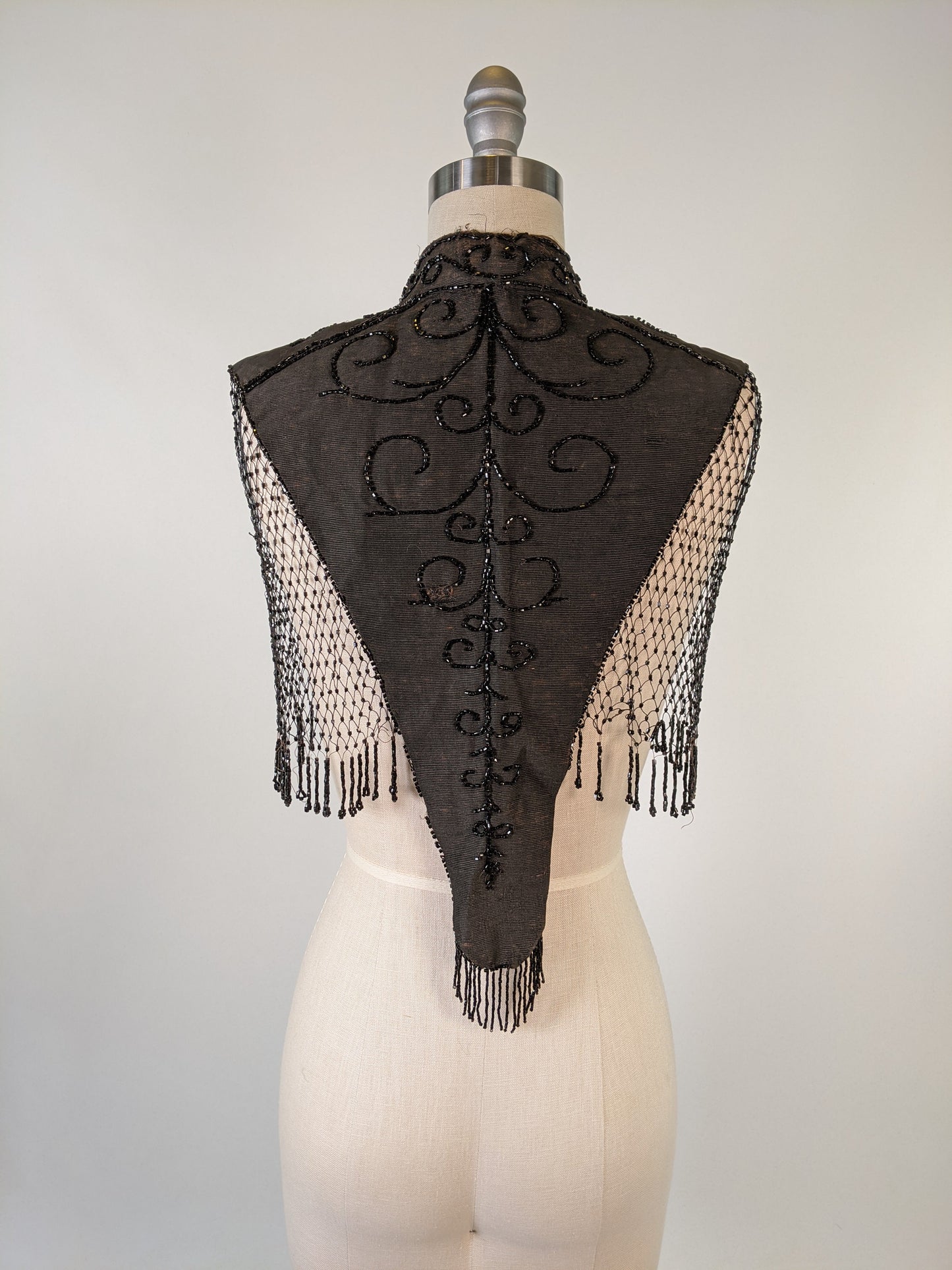 1880s Beaded Mantle