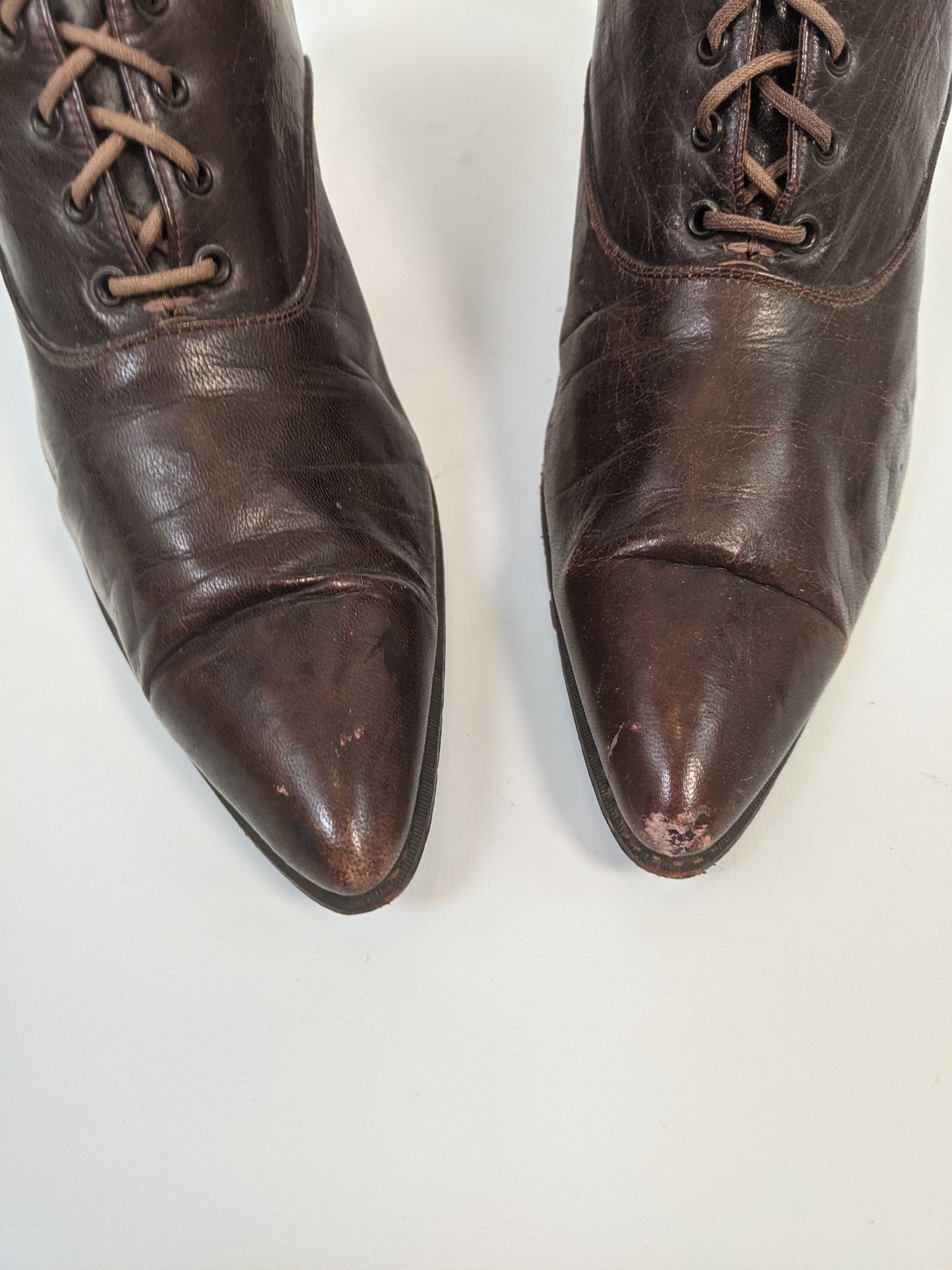1910s-20s Brown Boots | Approx Sz 7