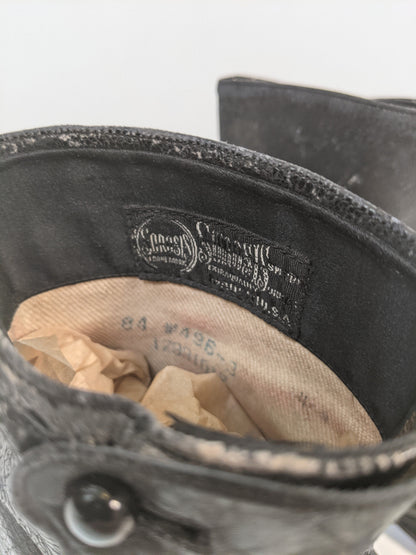 1890s "Sorosis" Side Button Boots | Approx Sz 8-8.5