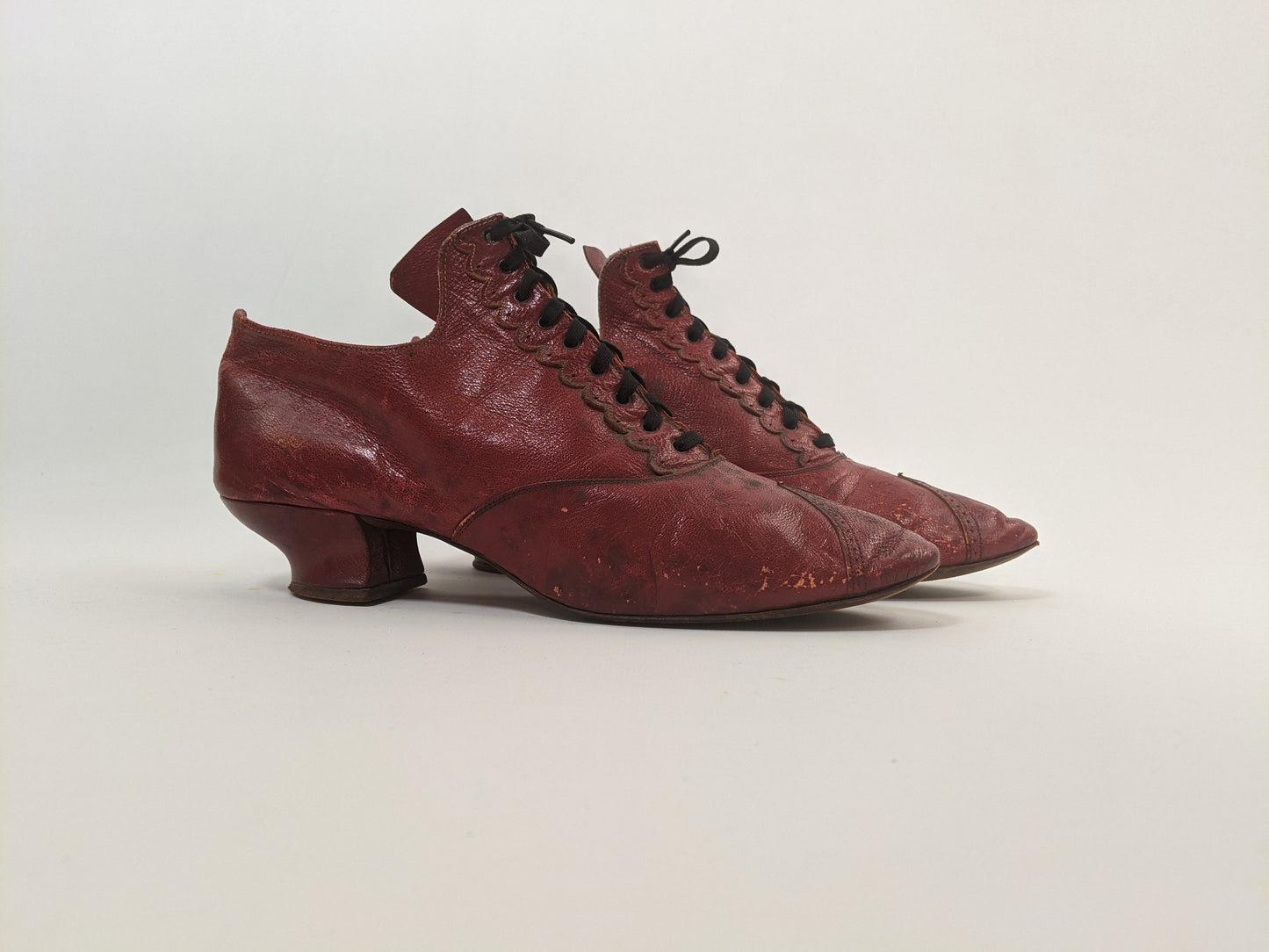 1880s - 1890s Lace Up Shoes