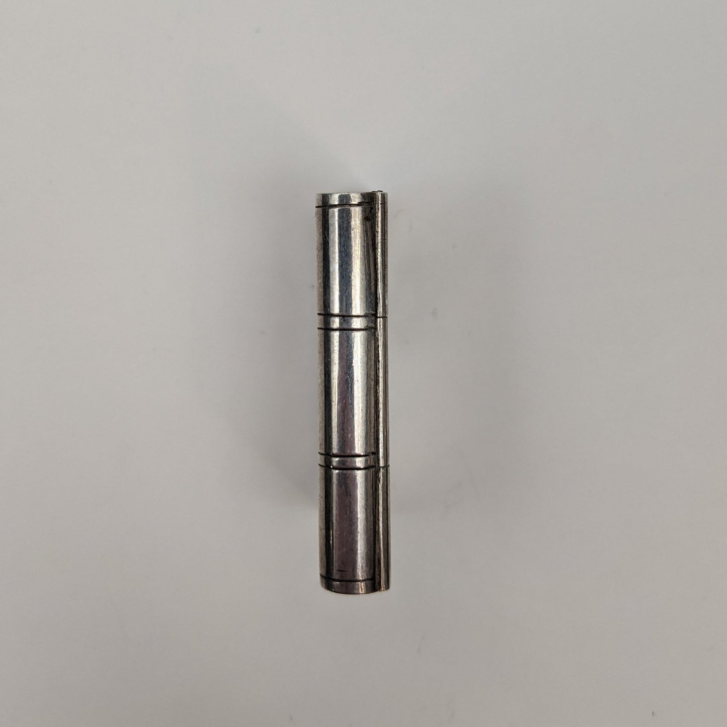 1860 Silver Book Pillbox or Snuffbox