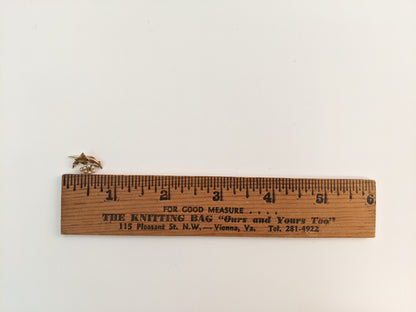 Edwardian 12k Gold Moon Pin