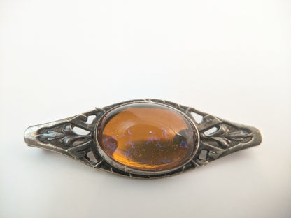 Art Nouveau Sterling Silver Brooch