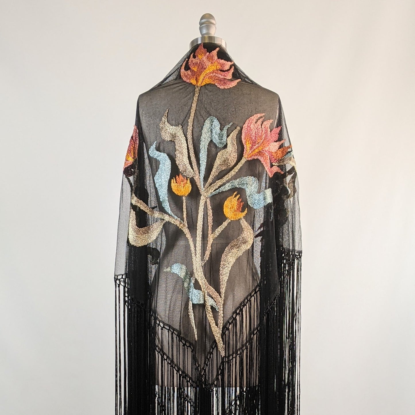 Art Nouveau Piano Shawl