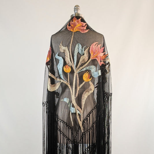 Art Nouveau Piano Shawl