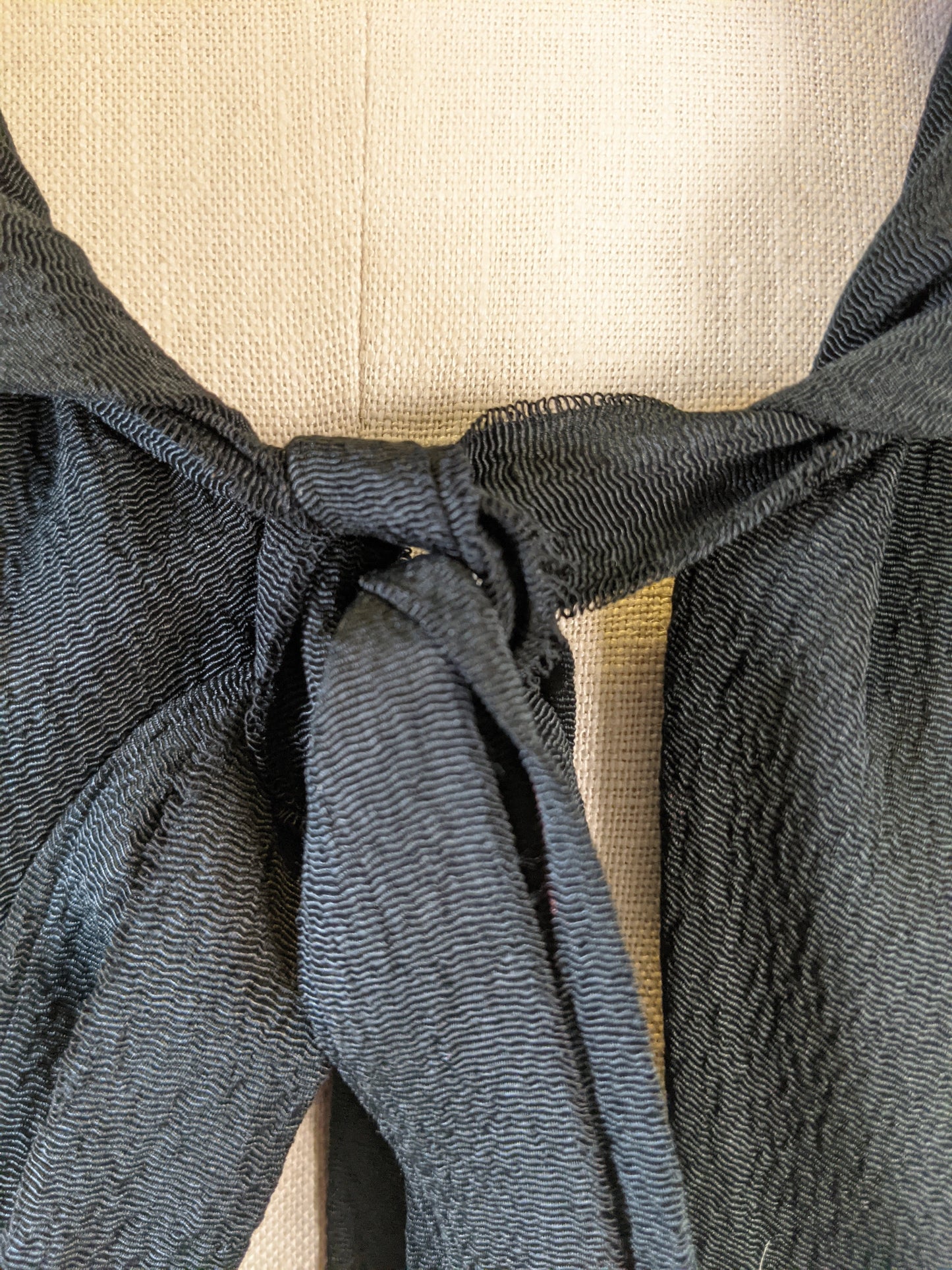 1920s Black Silk Cape