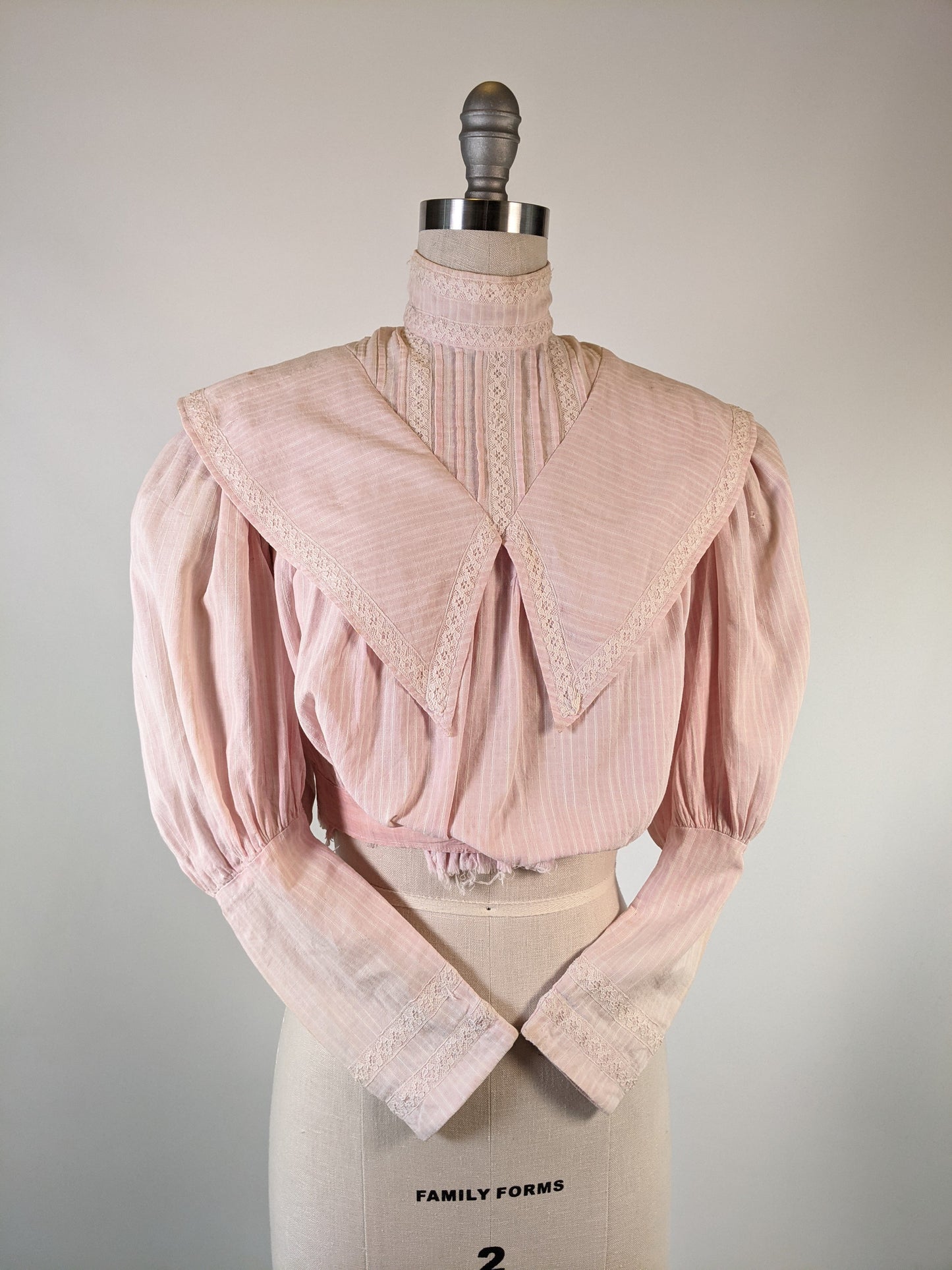 Edwardian Pink Cotton Shirtwaist