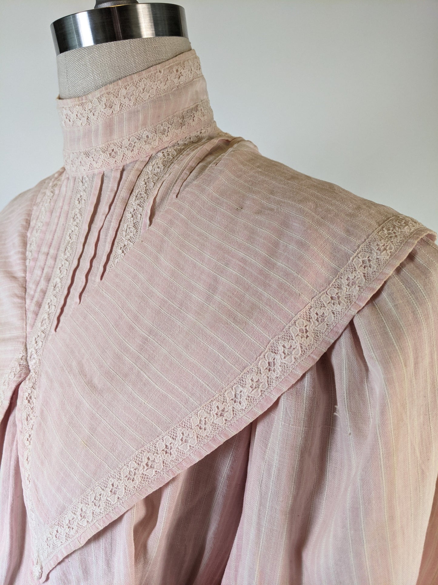 Edwardian Pink Cotton Shirtwaist