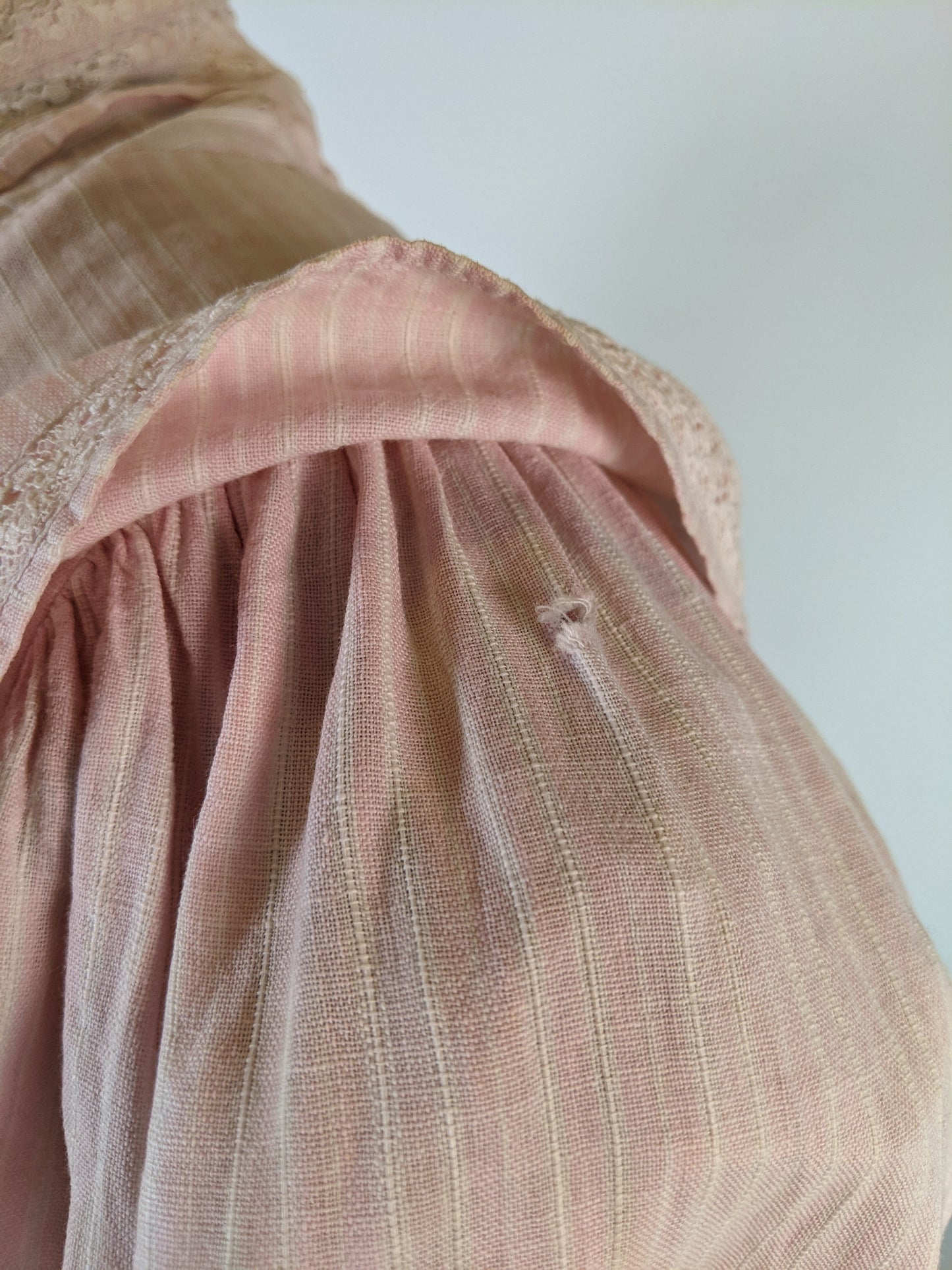 Edwardian Pink Cotton Shirtwaist