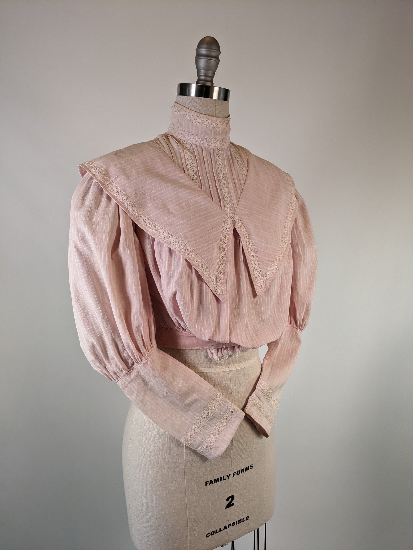 Edwardian Pink Cotton Shirtwaist