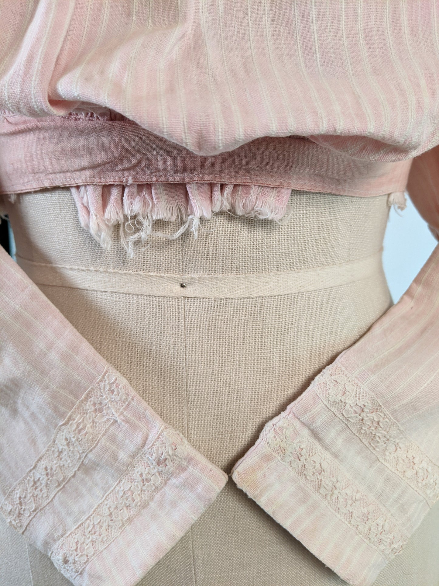 Edwardian Pink Cotton Shirtwaist