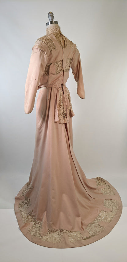 Edwardian Peach Gown