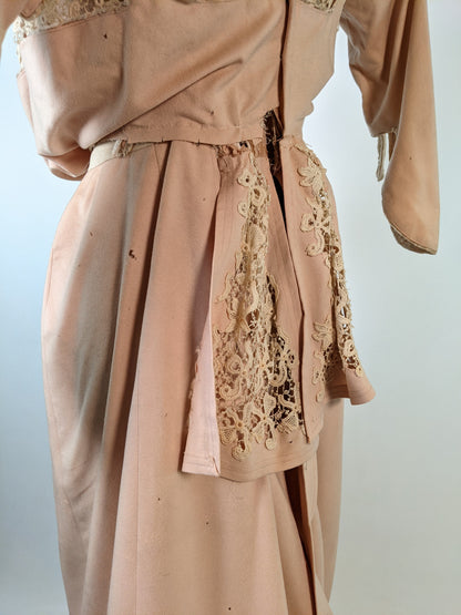 Edwardian Peach Gown