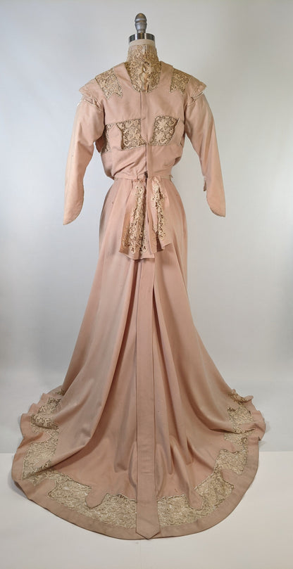 Edwardian Peach Gown