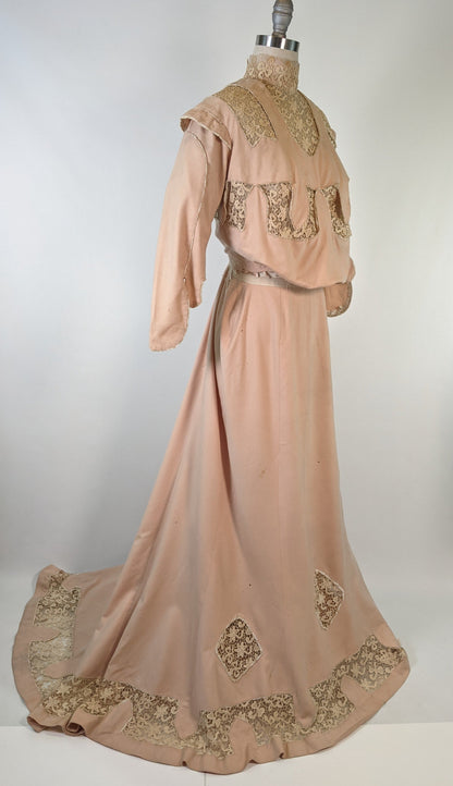 Edwardian Peach Gown