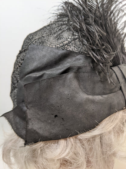 1920s Feathered Hat