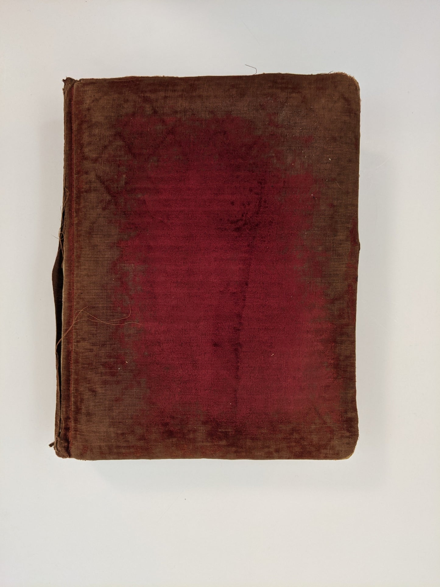 Red Victorian Photo Album with Photos